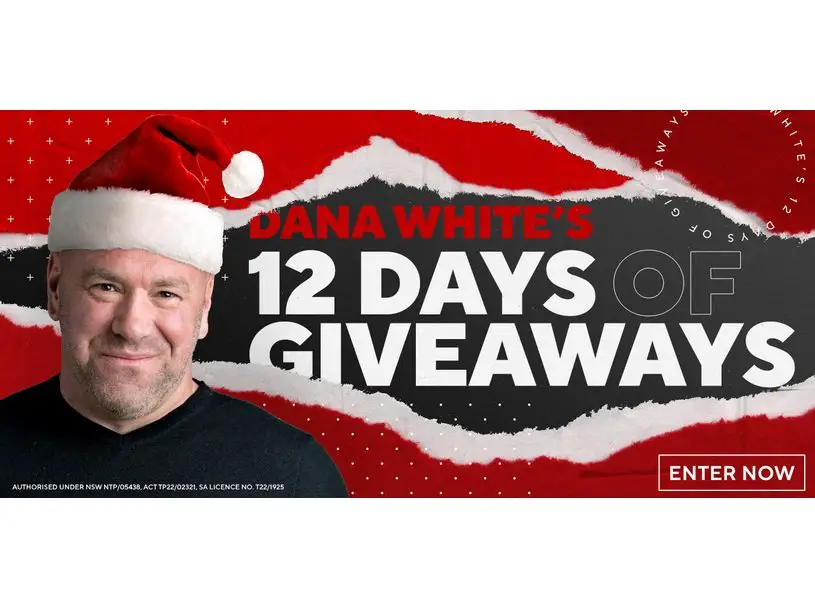UFC Dana White's 12 Days of Giveaways - Win The Ultimate Abu Dhabi Experience, Las Vegas Getaway & Lots More