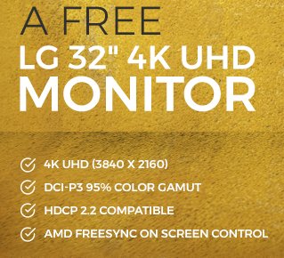 UHD Monitor Giveaway