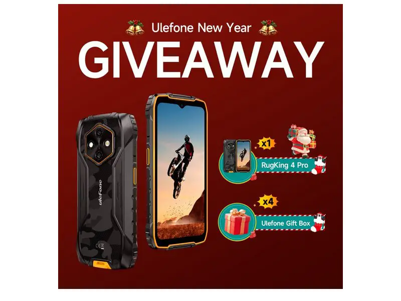 Ulefone New Year Giveaway - Win A Brand New RugKing 4 Pro Or Gift Pack