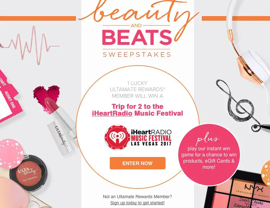 Ulta Beauty and Beats Sweepstakes