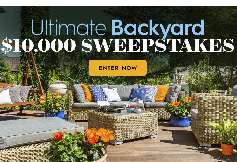 Ultimate Backyard $10,000 Sweepstakes
