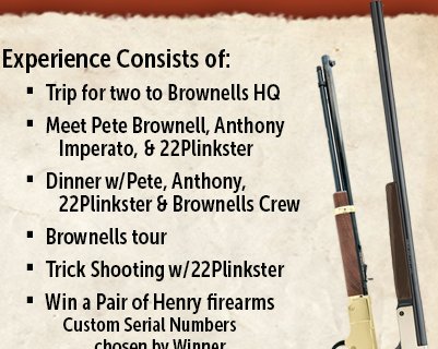Ultimate Brownells Experience Sweepstakes