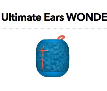 Ultimate Ears Wonderboom Speaker Giveaway