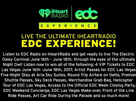 Ultimate EDC Experience Sweepstakes