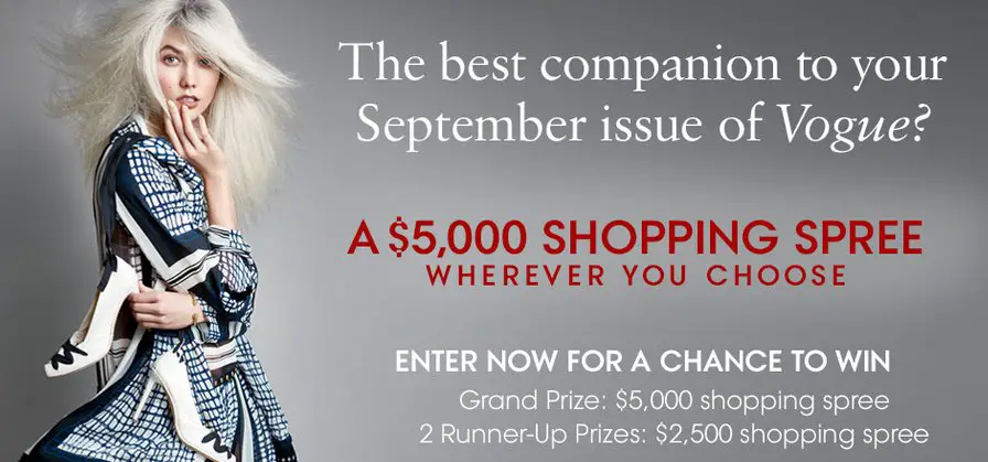 The Ultimate Fall Shopping Spree Sweepstakes