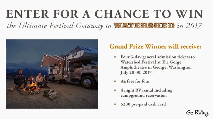 Ultimate Festival Getaway Sweepstakes!