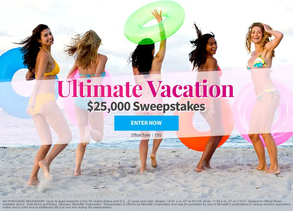 Ultimate Fitness Vacation Sweepstakes