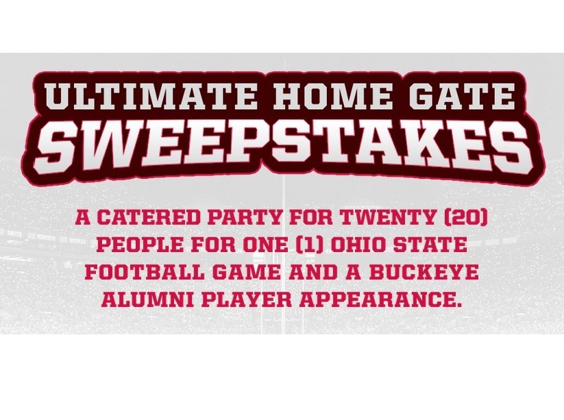 Ultimate Home Gate Sweepstakes - Win a Catered Meal During An Ohio State Buckeye Football Game