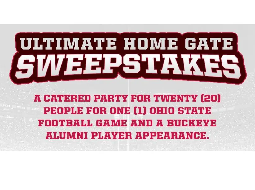 Ultimate Home Gate Sweepstakes Win a Catered Meal During An Ohio