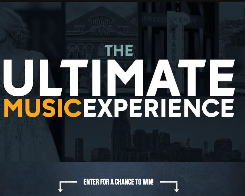 Ultimate Music Experience Sweepstakes