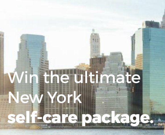 Ultimate New York Self Care Package Sweepstakes