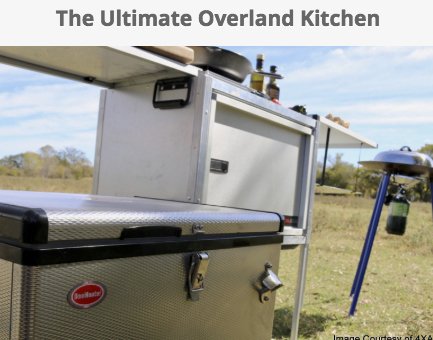 Ultimate Overland Kitchen Giveaway