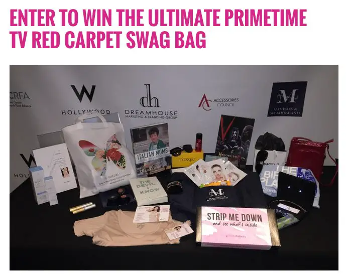 Ultimate Primetime Swag Bag Sweepstakes!