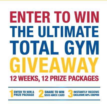 Ultimate Total Gym Giveaway!