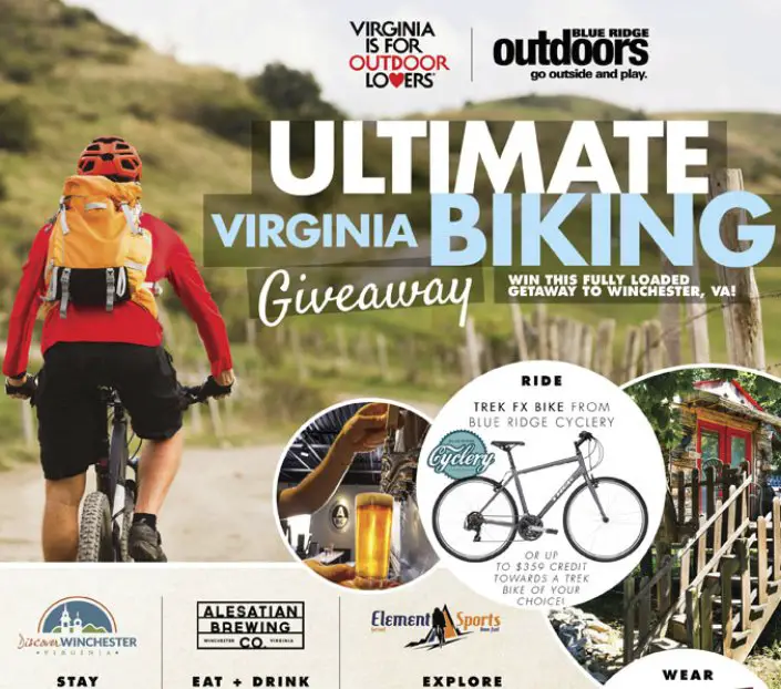 Ultimate Virginia Biking Giveaway