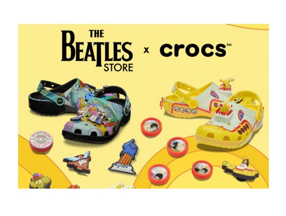 UMusic The Beatles Store Crocs Giveaway - Win A Pair Of The Beatles Crocs & Yellow Submarine Jibbitz