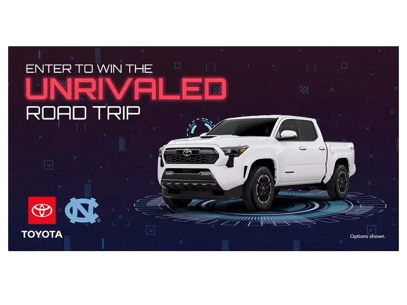 UNC 2026 Unrivaled Road Trip Sweepstakes - Win Four Game Tickets & More