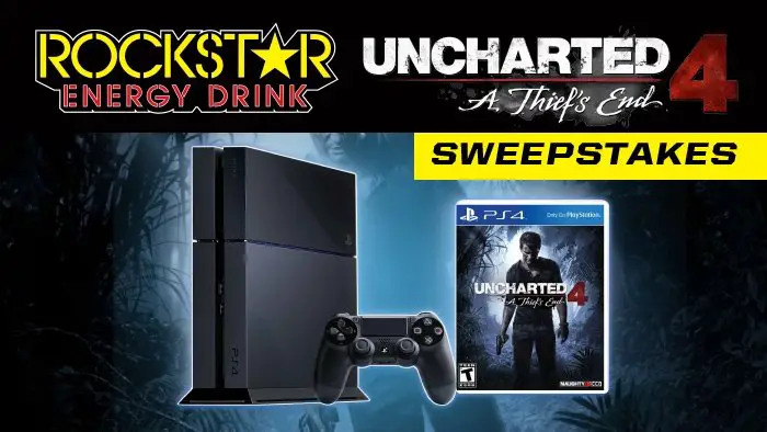 3 Winners! Uncharted 4 a Thief's End Sweepstakes