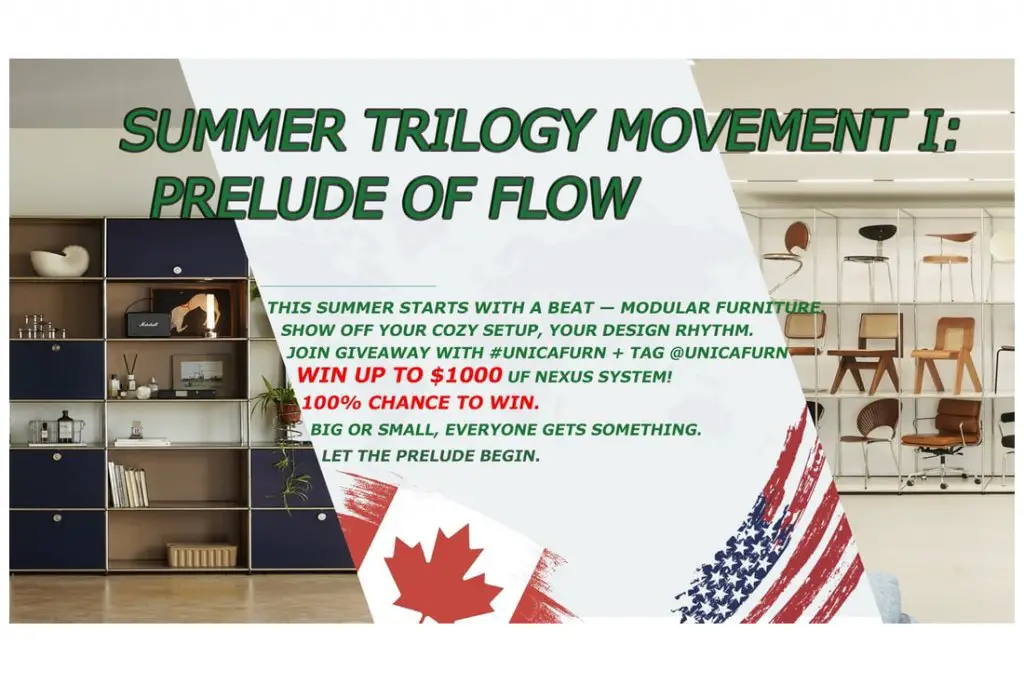 UnicaFurn Summer Trilogy Movement Giveaways - Win A Home Furniture