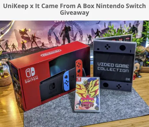 UniKeep Nintendo Switch Giveaway