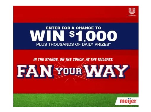 Unilever Fan Your Way To Win Meijer Sweepstakes – Win $1,000 Meijer Gift Card + $250 Cash