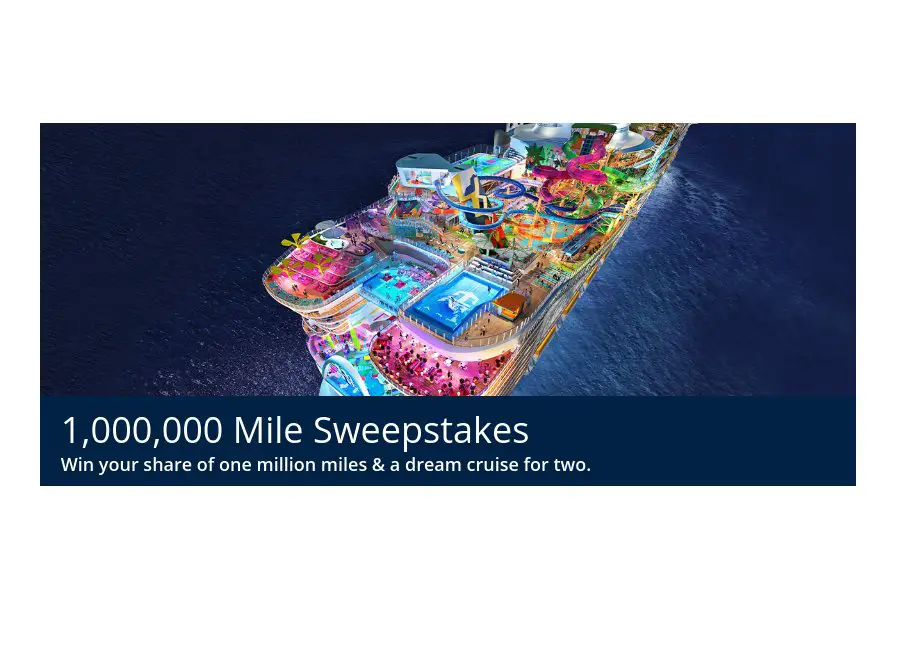 United Cruises 1,000,000 Mile Sweepstakes - Win A $3,000 Cruise Voucher & More