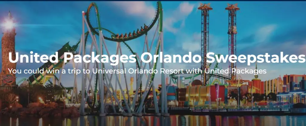 United Packages Orlando Sweepstakes - Win A Trip For 4 To Universal Orlando Resort