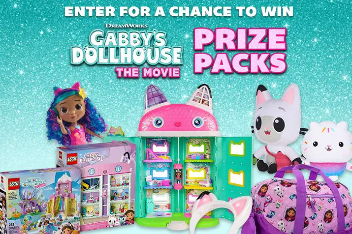Universal All-Access Gabby’s Dollhouse: The Movie Sweepstakes - Win a $335 Gabby’s Dollhouse Prize Pack