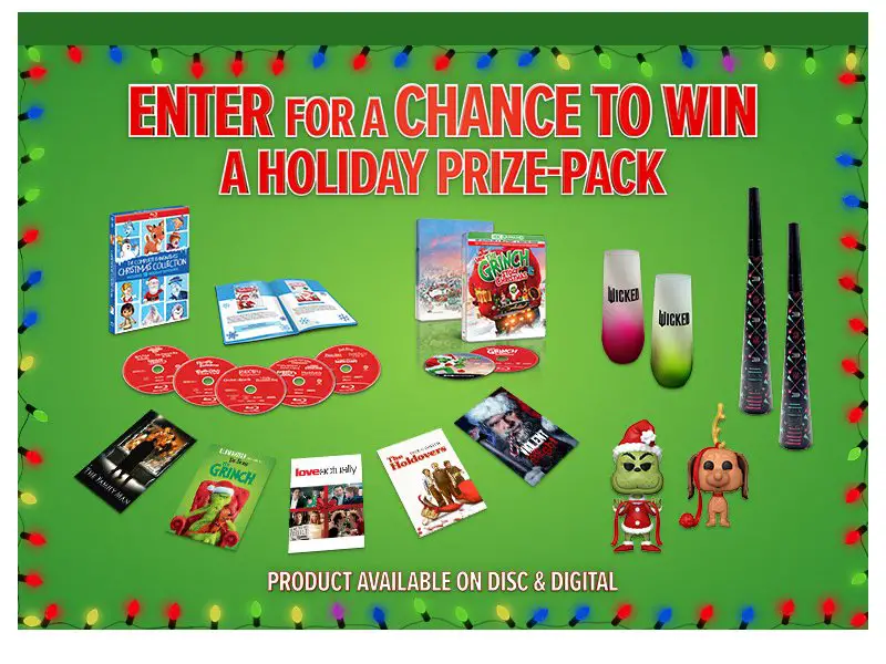 Universal All-Access Holiday 2025 Sweepstakes - Win Merch, Movies & More