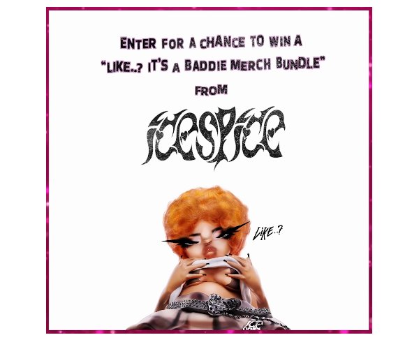 Universal Music Group “Like?...It’s A Baddie Merch Bundle” From Ice Spice Sweepstakes - Win An Album On Vinyl And A Merch Bundle