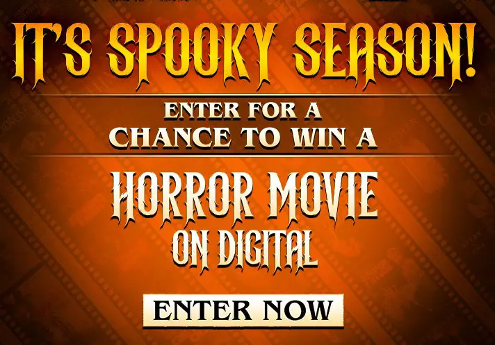 Universal Pictures At Home Horror Digital Sweepstakes - 20 Horror Movies, 20 Winners