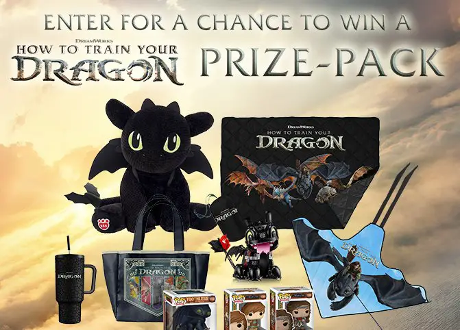 Universal Pictures How To Train Your Dragon Sweepstakes - Win a $266 or $124 Prize Pack (6 Winners)