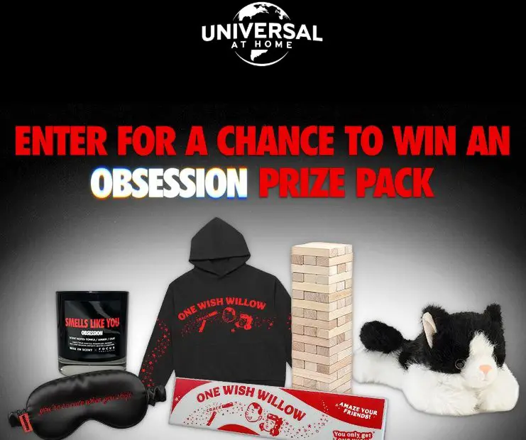 Universal Pictures Obsession Sweepstakes - $250 Worth of Obsession Movie Merch