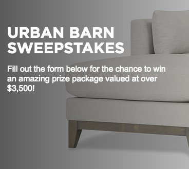 Urban Barn Sweepstakes