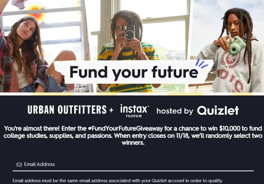 Urban Outfitters Fund Your Future Giveaway - Win $10,000 For College Studies Or Passion Projects