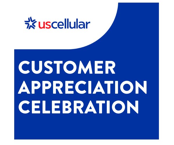 UScellular 2023 Customer Appreciation - Win Merch, Gift Cards, Speakers And More (Limited States)