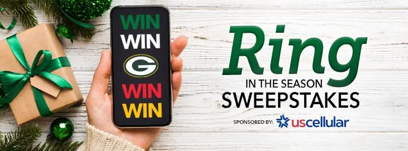 USCellular Green Bay Packers Ring In The Season Sweepstakes - Win A $1,000 Packers Pro Shop Gift Card & More