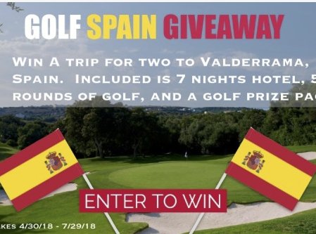 Valderrama Spain Golf Giveaway