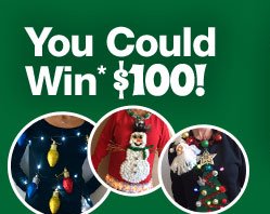 Value Seekers Club Best Diy Tacky Christmas Sweater Photo Contest