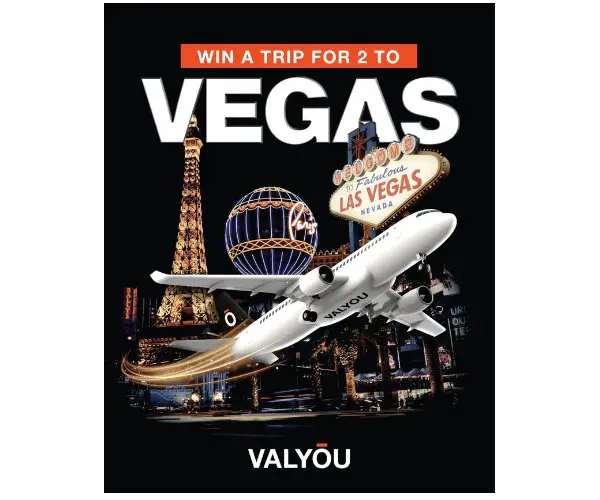 Valyou Giveaway - Win 2 Nights In Las Vegas + A $2,500 Shopping Spree