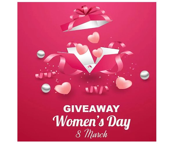Vansuny Outreach Giveaway - Win A $399.99 Unforgettable Prize For March 8th Women's Day