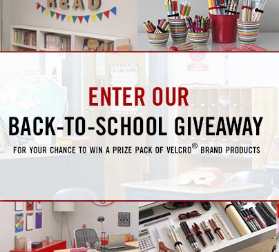 Velcro Back to School Sweepstakes