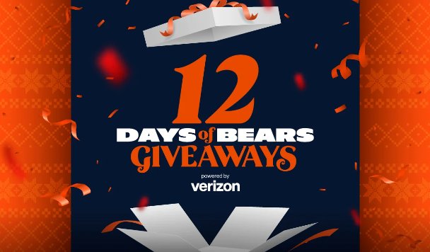 Verizon's 12 Days of Bears Giveaways Sweepstakes – Win Exciting Daily Prizes (12 Winners)