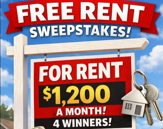 Verizon Free Rent Sweepstakes – Win a $1,200 For Rent (4 Winners)