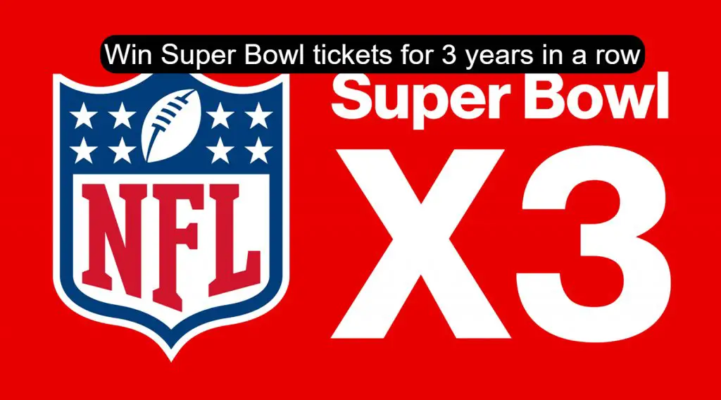 Verizon Super Bowl Sweepstakes – Win Free Tickets To 3 Consecutive Super Bowl Editions From 2024 – 2026 (20 Winners)