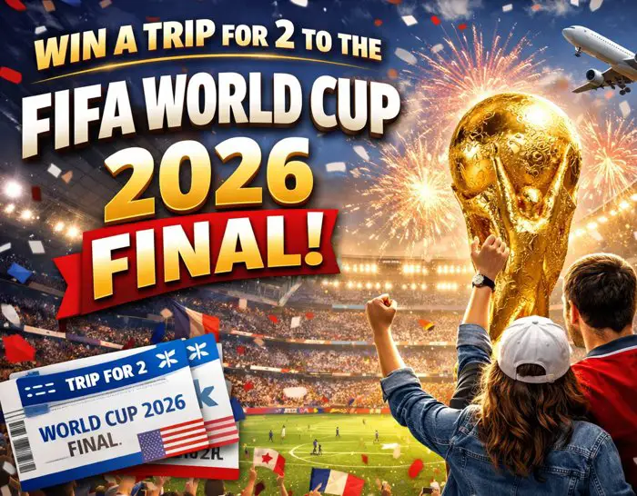 Verizon Sweepstakes - Win A Trip for 2 to the FIFA World Cup 2026 Final