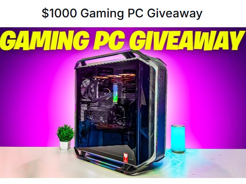 Vermax $1000 Gaming PC Giveaway