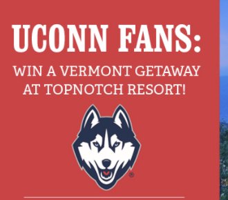 Vermont Getaway Sweepstakes