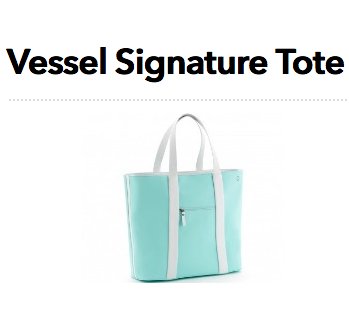 Vessel Signature Tote Bag Giveaway