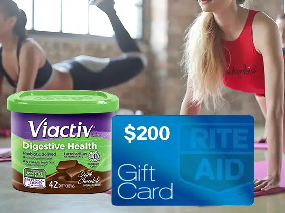 Viactiv Chews & $200 Rite Aid Gift Card Sweepstakes